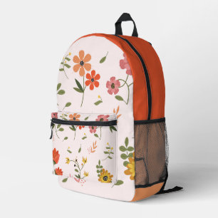Mochila Impresa colección de flores