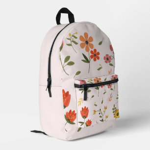 Mochila Impresa colección de flores