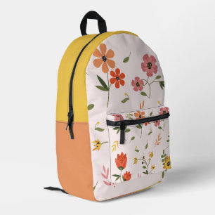 Mochila Impresa colección de flores
