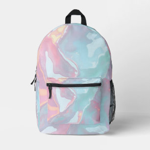 Mochila Impresa Colección de lujo Modern Blush Pink Soft Mint Gold