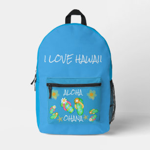 Mochila Impresa Colección Hawaii Aloha - Damas