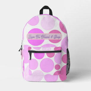 Mochila Impresa Colección Pretty In Polka Dots - Damas