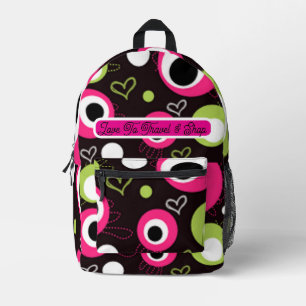 Mochila Impresa Colección Pretty In Polka Dots - Damas