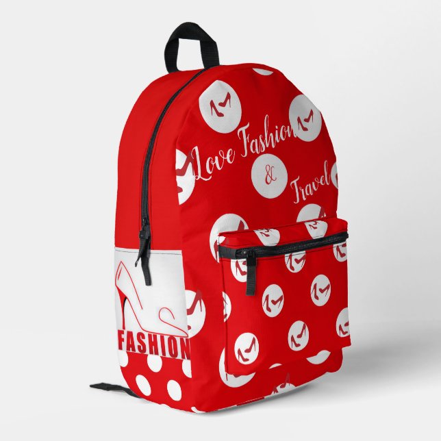 Mochila Impresa COLECCIÓN REINA DE COMPRAS- Damas  (Esquina izquierda trasera)