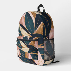 Mochila Impresa Colección Rubor Pink Gold Boho de moda deja a la g