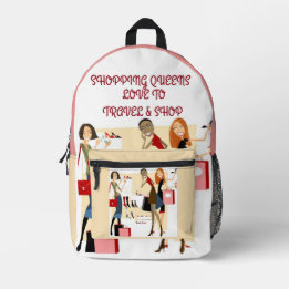 Mochila Impresa Colección Shopping Queen - Damas