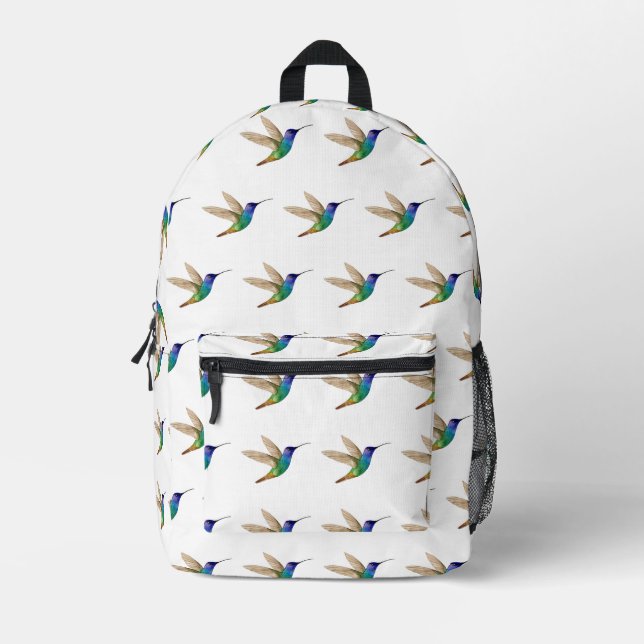 Mochila Impresa Colibrí (Anverso)