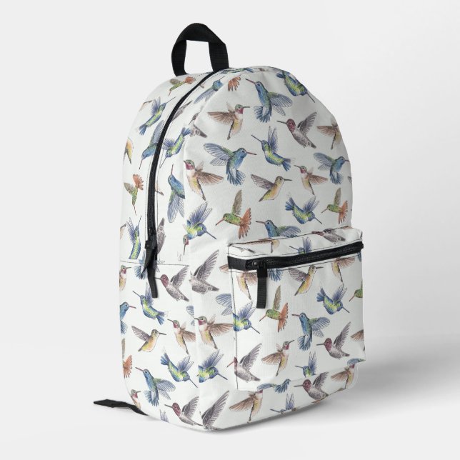 Mochila Impresa Colibríes (Esquina izquierda trasera)