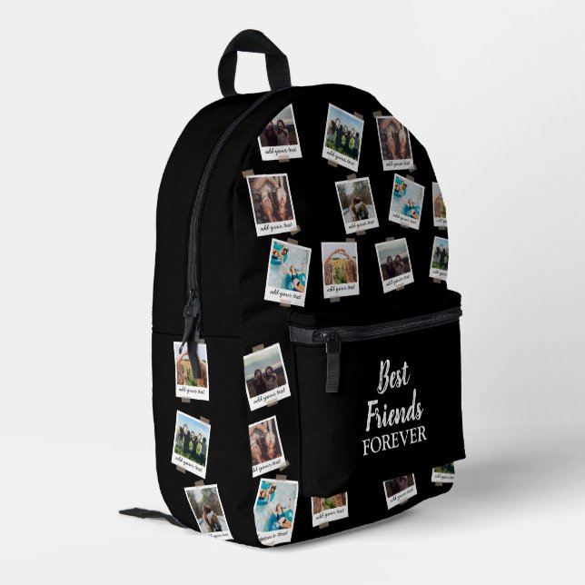 Mochila Impresa Collage de Personalizados fotográficos personaliza (Esquina izquierda trasera)