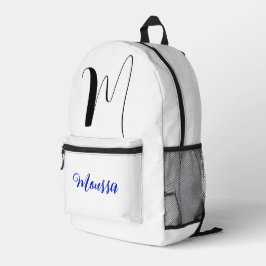 Mochila Impresa Color blanco de Guay - Monograma de nombre de letr
