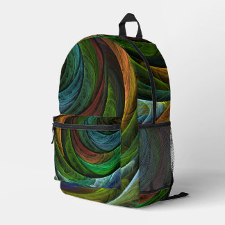 Mochila Impresa Color Glory Moderno Resumen Patrón de arte elegant