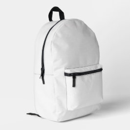 Mochila Impresa Color sólido blanco puro
