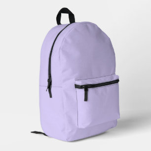 Mochila Impresa Color sólido de lavanda pálida