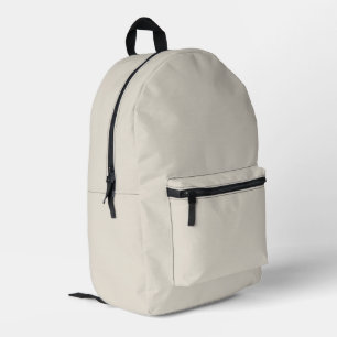 Mochila Impresa Color sólido del café blanco