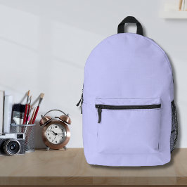 Mochila Impresa Color sólido del perwinkle del pasto | Clásica | E