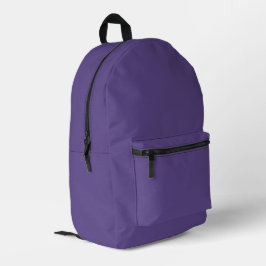 Mochila Impresa Color sólido púrpura ultrvioleta