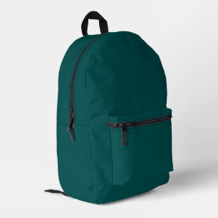 Mochila Impresa Color sólido Verde azulado oscuro
