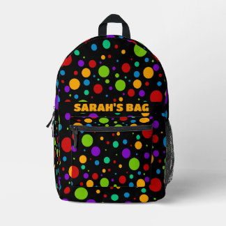 Mochila Impresa Colores arcoiris PolkaDot