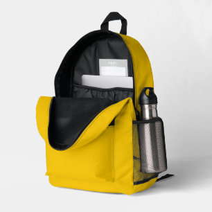 Mochila Impresa Colores de color sólido amarillo otoño otoño otoño