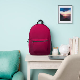 Mochila Impresa Colores degradados de vino tinto rico 