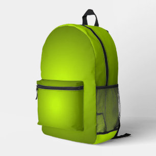 Mochila Impresa Colores naturales cálidos de tonos verdes de la na