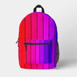 Mochila Impresa Colorful Gradient Stripes