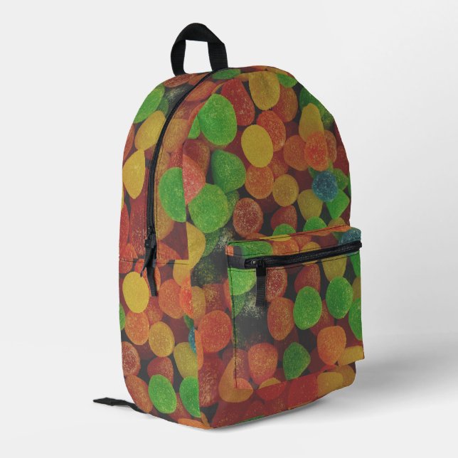 Mochila Impresa Colorful Gumdrops Candy Quirky (Esquina izquierda trasera)