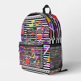 Mochila Impresa Colorful Music Notes