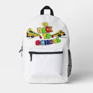 Mochila Impresa Colorido de vuelta al diseño de Personalizados esc