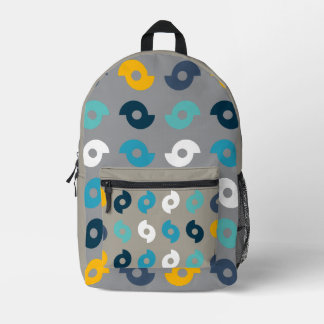 Mochila Impresa Colorido patrón Yin-Yang