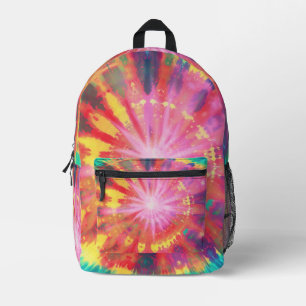 Mochila Impresa Colorido vibrante tinte de los dedos #1