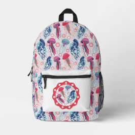 Mochila Impresa Coloridos Jellyfishes