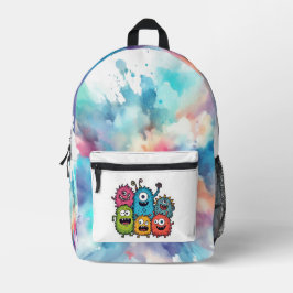 Mochila Impresa Colour Splash Tie Dye with Monster Bunch