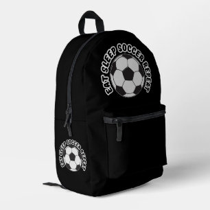 Mochila Impresa comer dormir fútbol repetir 