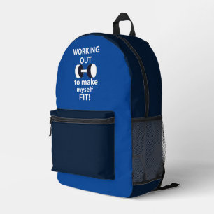 Mochila Impresa Cómo Trabajar En Los Pesos De Trabajo