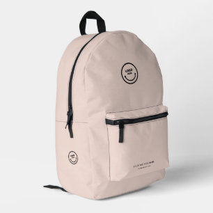 Mochila Impresa Compañía de logotipos minimalistas modernos de col