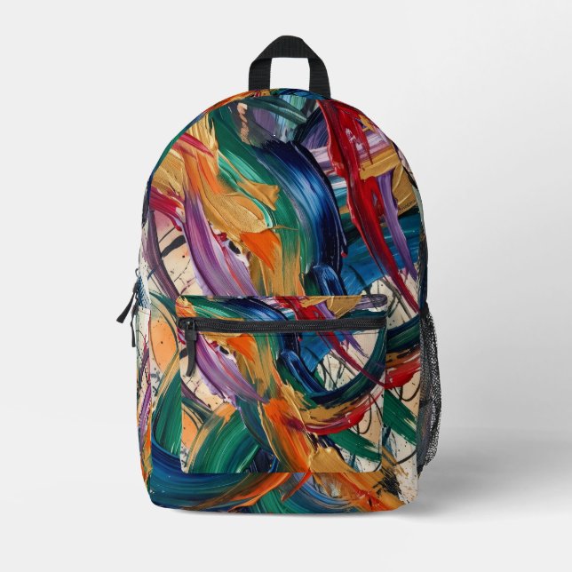 Mochila Impresa Con Creatividad En Cada Detalle (Anverso)