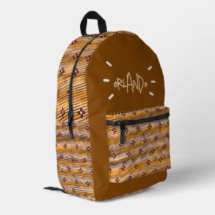 Mochila impresa con estampado