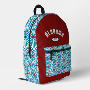 Mochila impresa con estampado