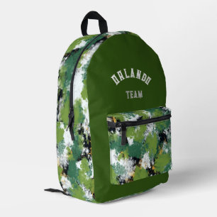 Mochila impresa con estampado