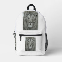 Mochila Impresa con León Majestuoso