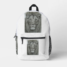 Mochila Impresa con León Majestuoso