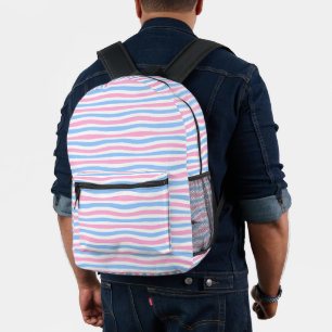 Mochila impresa con marca de banda ancha
