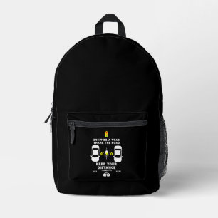 Mochila Impresa Concienciación sobre la seguridad vial en las bici