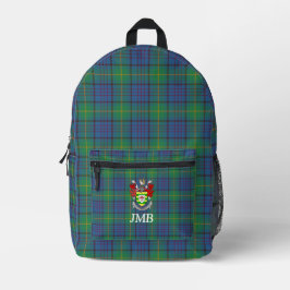Mochila Impresa Condado irlandés de Donegal Tartan Personalizado