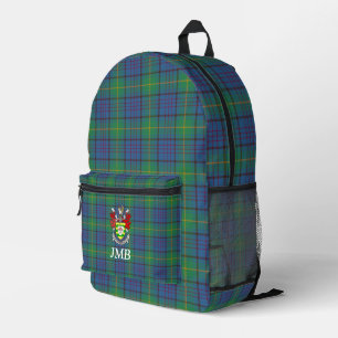 Mochila Impresa Condado irlandés de Donegal Tartan Personalizado