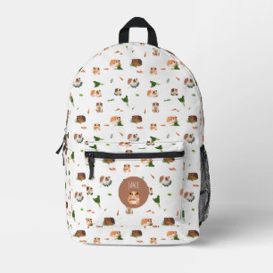 Mochila Impresa Conejillos de Indias Divertidos Personalizados