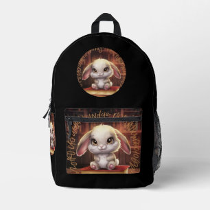 Mochila Impresa Conejito de aprendizaje