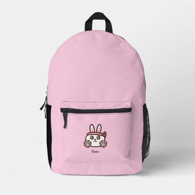 Mochila Impresa Conejo de dibujos animados (Anverso)