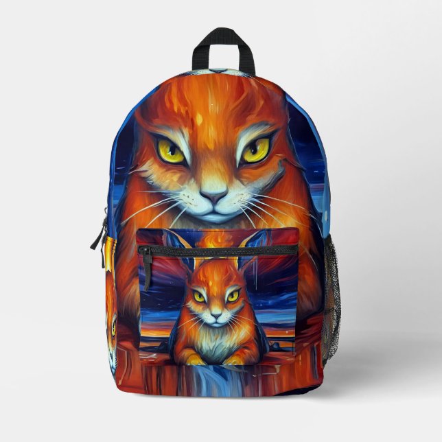 Mochila Impresa Conejo enojado (Anverso)